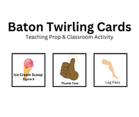 Baton Twirling Cards - Digital Download