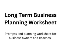 2023 Business Planning Worksheet